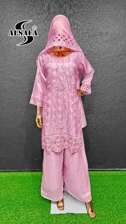 ALSAFA D.NO 3183 WHOLESALE READYMADE GIMMY CHU PAKISTANI BEADS WORK 3 PCS SUITS SUPPLIER