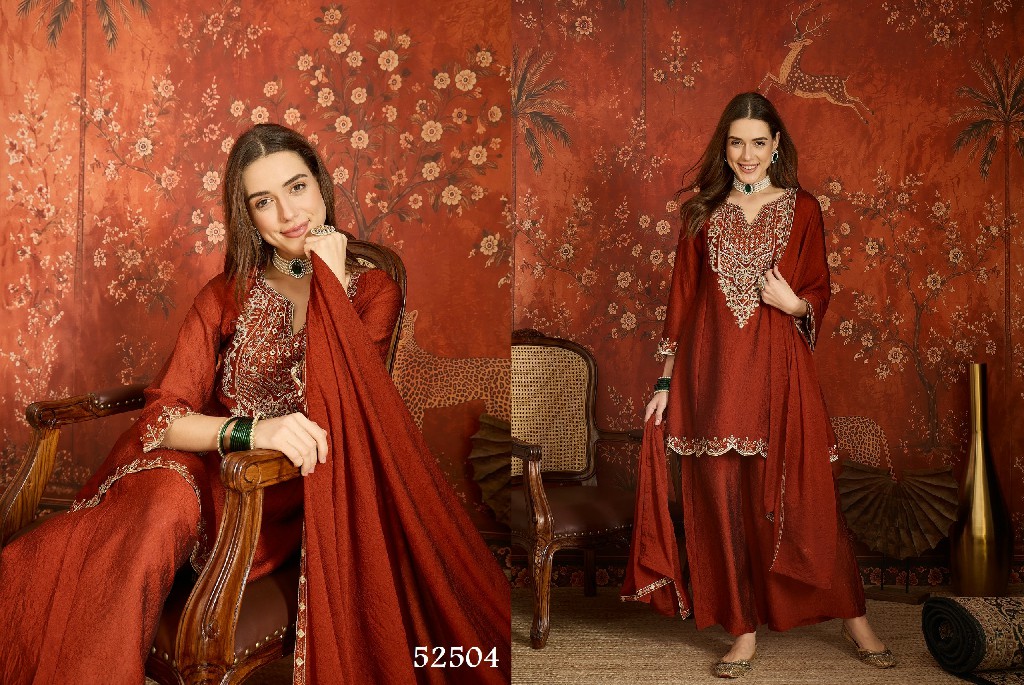 SL BAANI WHOLESALE READYMADE HEAVY EMBROIDERED PARTY WEAR 3 PCS SUITS FOR EXPORT