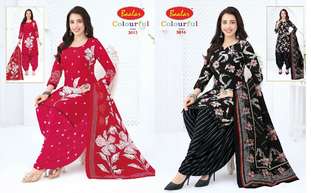BAALAR COLOURFUL VOL 30 WHOLESALE COTTON PRINTED CASUAL WEAR DRESS MATERIAL EXPORTER
