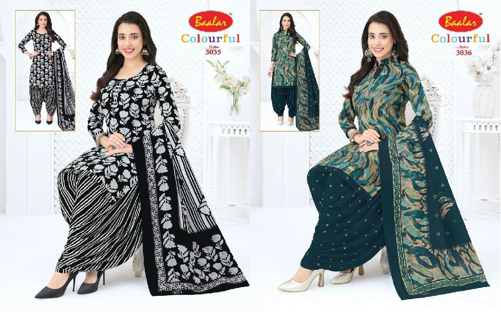 BAALAR COLOURFUL VOL 30 WHOLESALE COTTON PRINTED CASUAL WEAR DRESS MATERIAL EXPORTER