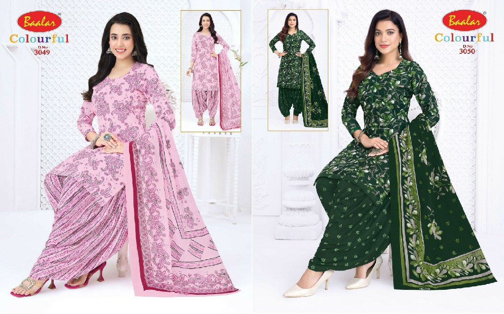BAALAR COLOURFUL VOL 30 WHOLESALE COTTON PRINTED CASUAL WEAR DRESS MATERIAL EXPORTER