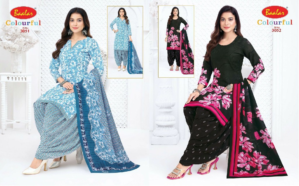 BAALAR COLOURFUL VOL 30 WHOLESALE COTTON PRINTED CASUAL WEAR DRESS MATERIAL EXPORTER