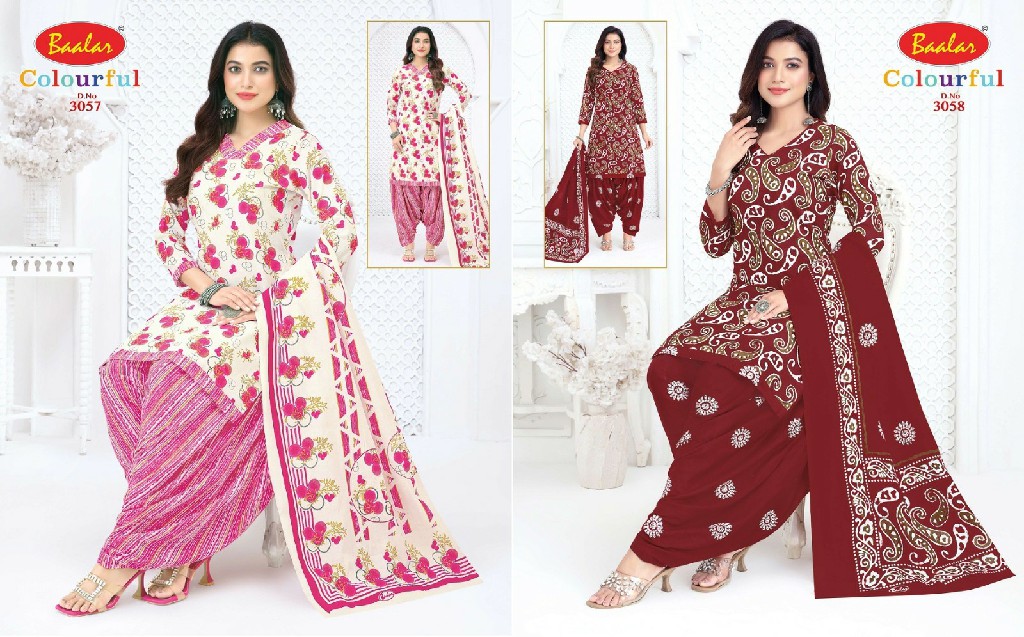 BAALAR COLOURFUL VOL 30 WHOLESALE COTTON PRINTED CASUAL WEAR DRESS MATERIAL EXPORTER