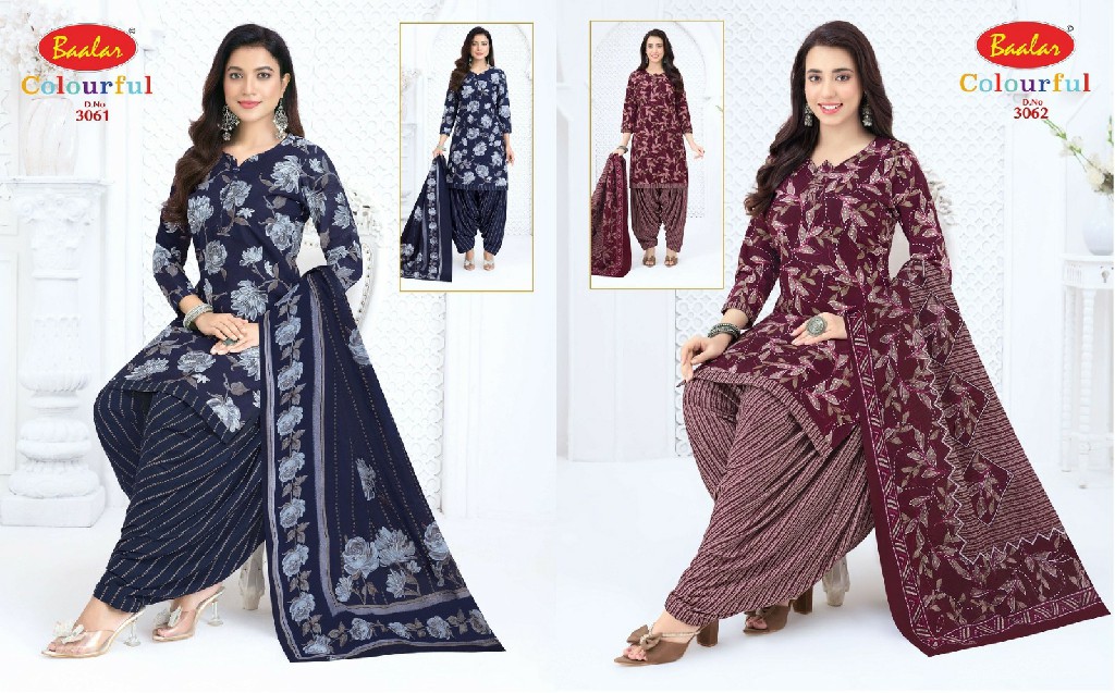 BAALAR COLOURFUL VOL 30 WHOLESALE COTTON PRINTED CASUAL WEAR DRESS MATERIAL EXPORTER