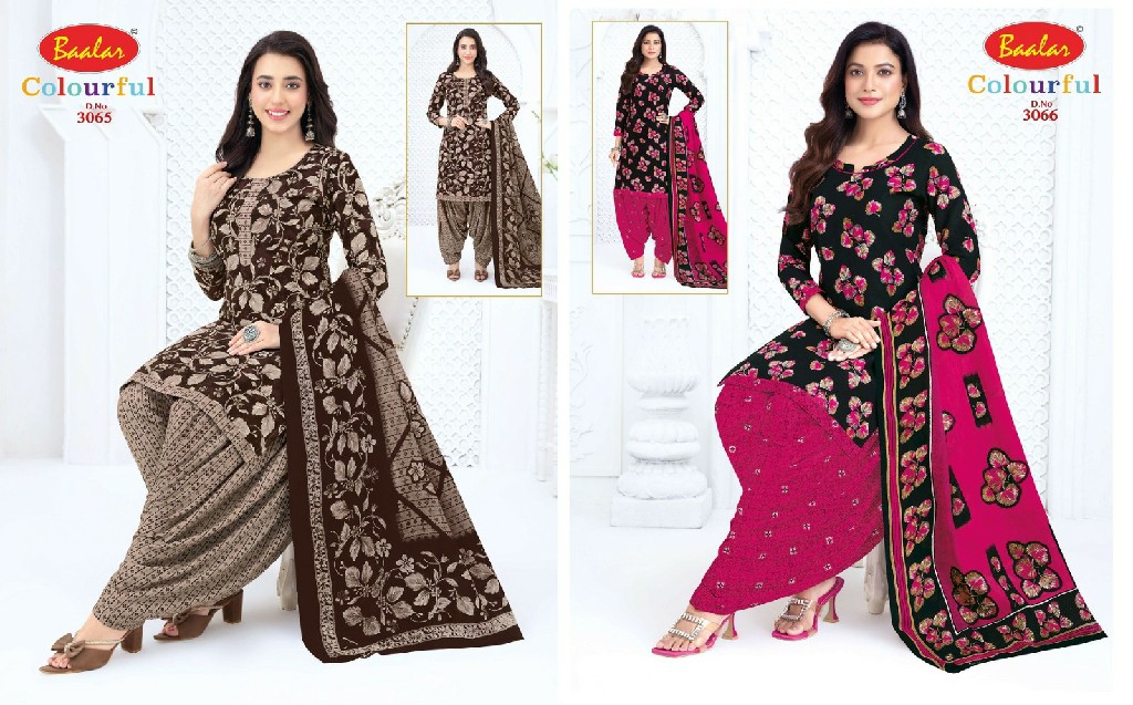 BAALAR COLOURFUL VOL 30 WHOLESALE COTTON PRINTED CASUAL WEAR DRESS MATERIAL EXPORTER