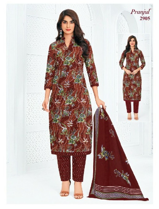PRANJUL PRIYANKA VOL 29 WHOLESALE COTTON PRINTED REGULAR WEAR DRESS MATERIAL ONLINE