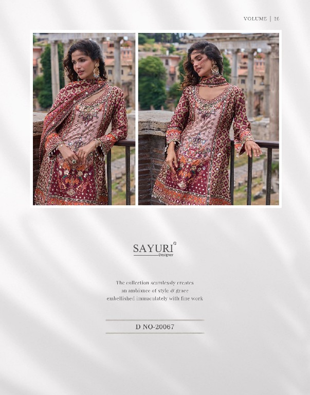 NIMRIT BY SAYURI DESIGNER WHOLESALE READYMADE NATURAL CREP SILK LATEST TRENDY FESTIVE WEAR TOP PLAZZI WITH DUPATTA ONLINE