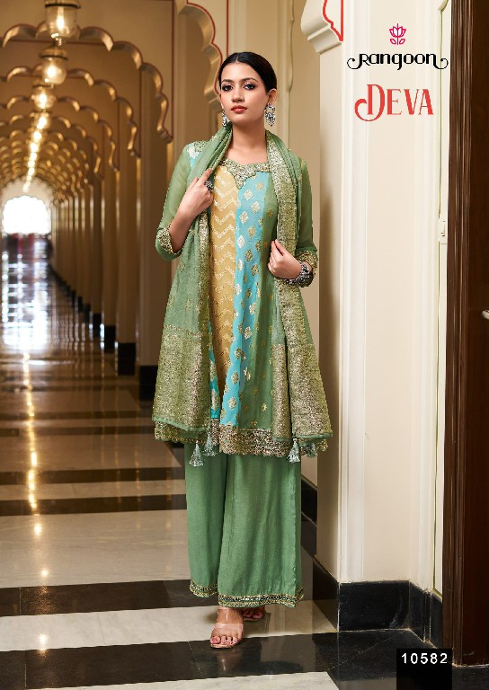 RANGOON DEVA WHOLESALE READYMADE PURE ORGANZA FASHIONABLE 3 PCS SUITS EXPORTER