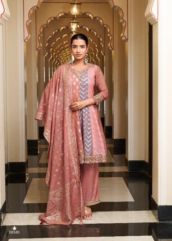 RANGOON DEVA WHOLESALE READYMADE PURE ORGANZA FASHIONABLE 3 PCS SUITS EXPORTER