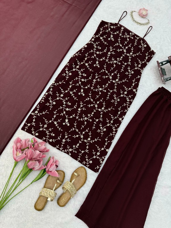 TEXTILEDEAL D.NO 6067 WHOLESALE READYMADE FAUX GEORGETTE DESIGNER 3 PCS SUITS FOR EXPORT