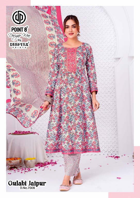 DEEPTEX GULABI JAIPUR VOL 67 WHOLESALE READYMADE COTTON BIG SIZE CASUAL WEAR ANARKALI 3 PCS SUITS SUPPLIER