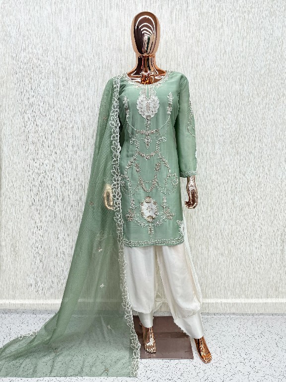 LAXURIA TRENDZ D.NO 1682 WHOLESALE READYMADE IMPORTED SATIN DESIGNER 3 PCS SUITS EXPORTER