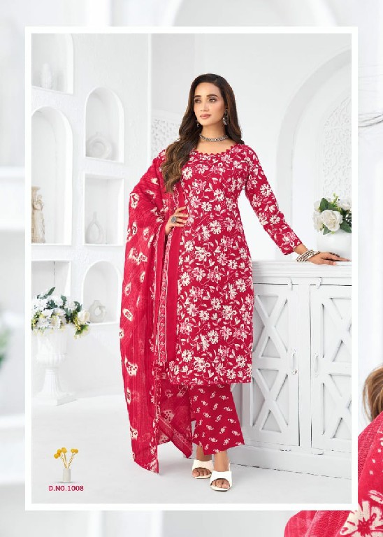 DHARMI CREATION VAANI VOL 1 WHOLESALE READYMADE COTTON PRINTED DAILY WEAR 3 PCS SUITS SUPPLIER