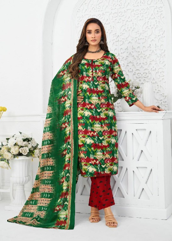 DHARMI CREATION VAANI VOL 1 WHOLESALE READYMADE COTTON PRINTED DAILY WEAR 3 PCS SUITS SUPPLIER