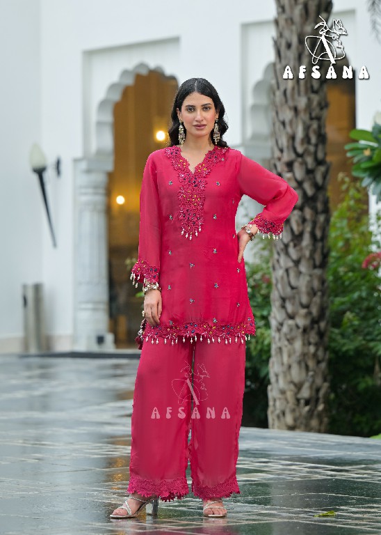 AFSANA SARGUN WHOLESALE READYMADE VISCOSE BEMBERG LUXURY COLLECTION 3 PCS COMBO SET SUITS FOR EXPORT