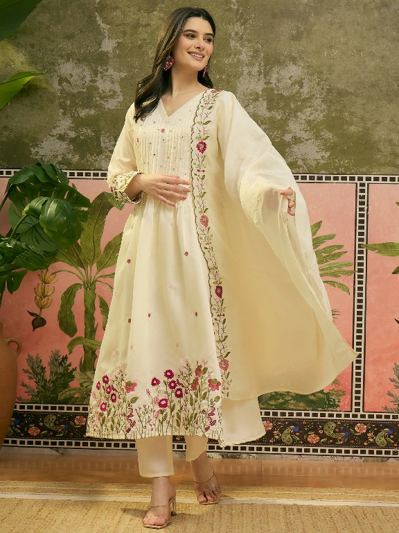 PURPLE CREATION ZORA WHOLESALE READYMADE BEAUTIFUL FESTIVE WEAR 3 PCS SUITS SUPPLIER