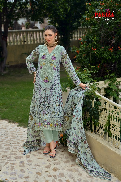 PAKIZA PRINTS GULNAWAZ VOL 23 WHOLESALE PURE LAWN BEAUTIFUL UNSTITCH SALWAR KAMEEZ SUPPLIER