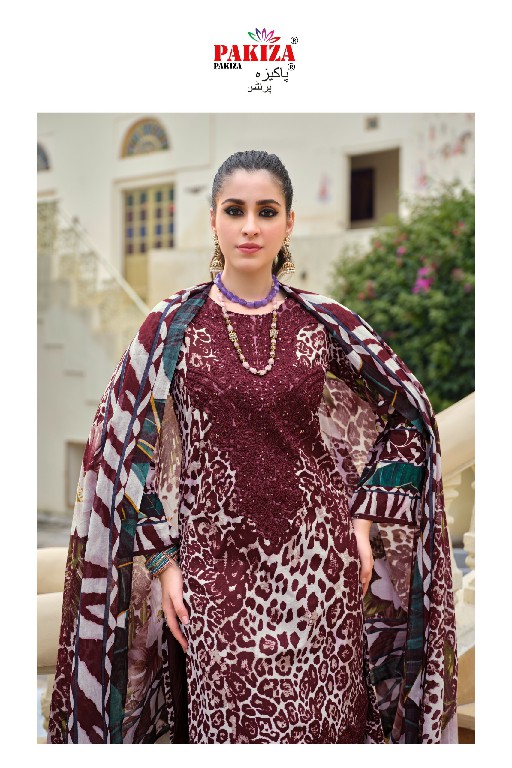 PAKIZA PRINTS GULNAWAZ VOL 24 WHOLESALE PURE LAWN PRETTY LOOK UNSTITCH SALWAR KAMEEZ FOR EXPORT