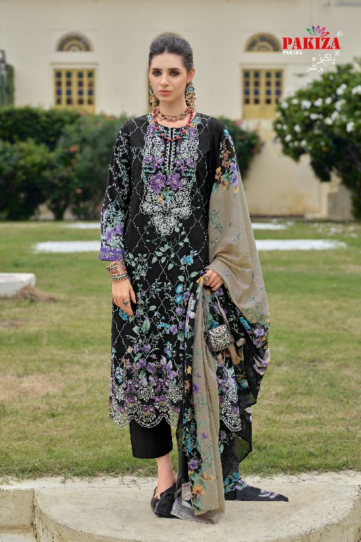 PAKIZA PRINTS GULNAWAZ VOL 25 WHOLESALE PURE LAWN ELEGANT UNSTITCH SALWAR KAMEEZ ONLINE