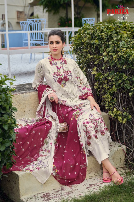 PAKIZA PRINTS GULNAWAZ VOL 25 WHOLESALE PURE LAWN ELEGANT UNSTITCH SALWAR KAMEEZ ONLINE