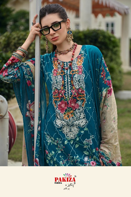 PAKIZA PRINTS GULNAWAZ VOL 25 WHOLESALE PURE LAWN ELEGANT UNSTITCH SALWAR KAMEEZ ONLINE
