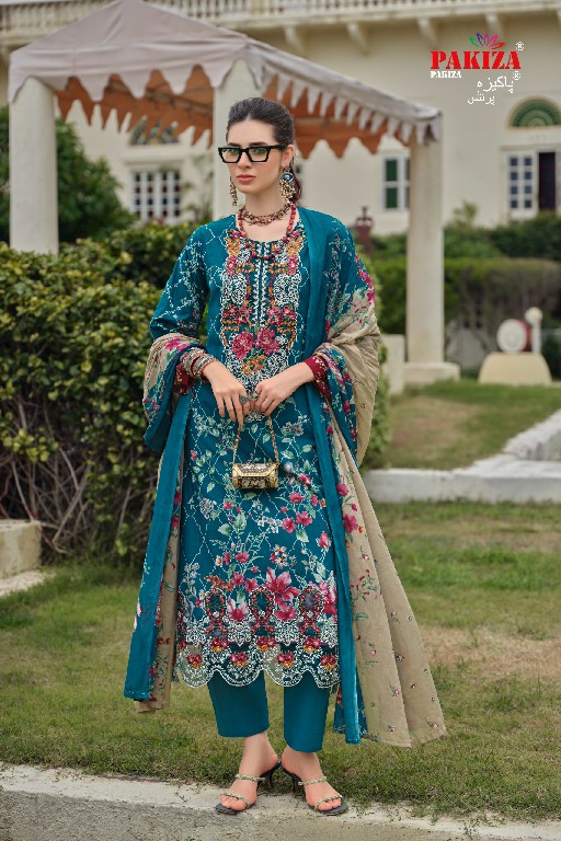 PAKIZA PRINTS GULNAWAZ VOL 25 WHOLESALE PURE LAWN ELEGANT UNSTITCH SALWAR KAMEEZ ONLINE