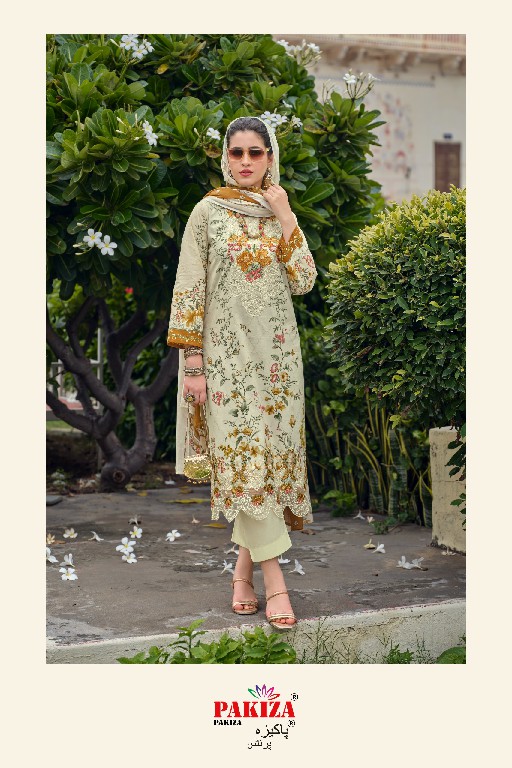 PAKIZA PRINTS GULNAWAZ VOL 25 WHOLESALE PURE LAWN ELEGANT UNSTITCH SALWAR KAMEEZ ONLINE