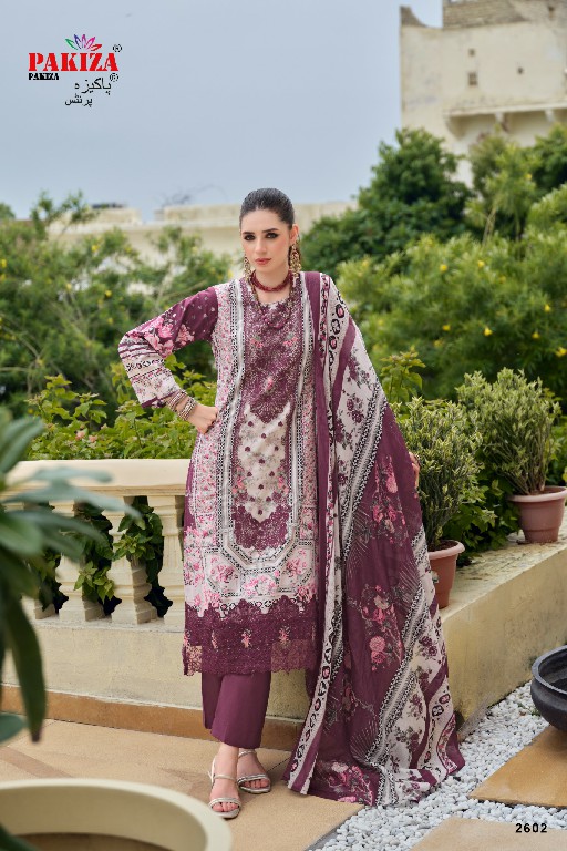 PAKIZA PRINTS GULNAWAZ VOL 26 WHOLESALE PURE LAWN AMZAZING UNSTITCH SALWAR KAMEEZ SUPPLIER