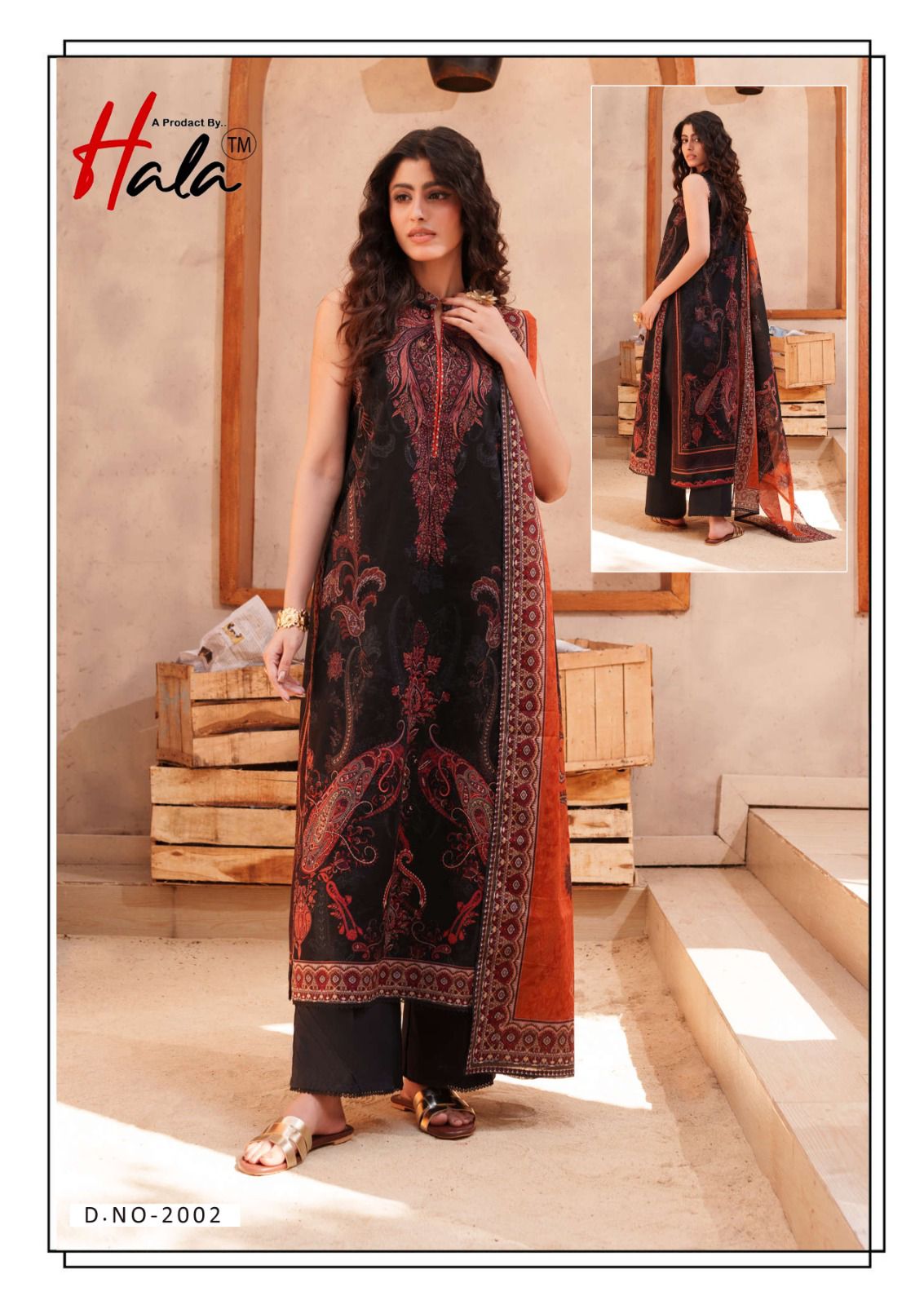 HALA RANG-E-BAHAR VOL 2 WHOLESALE HEAVY COTTON KARACHI STYLE PRINTED DRESS MATERIAL ONLINE