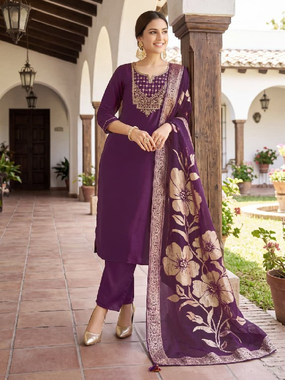 OSSM MAHIRA WHOLESALE READYMADE VISCOSE ROMAN GLASS CLASSY FANCY 3 PCS SUITS EXPORTER