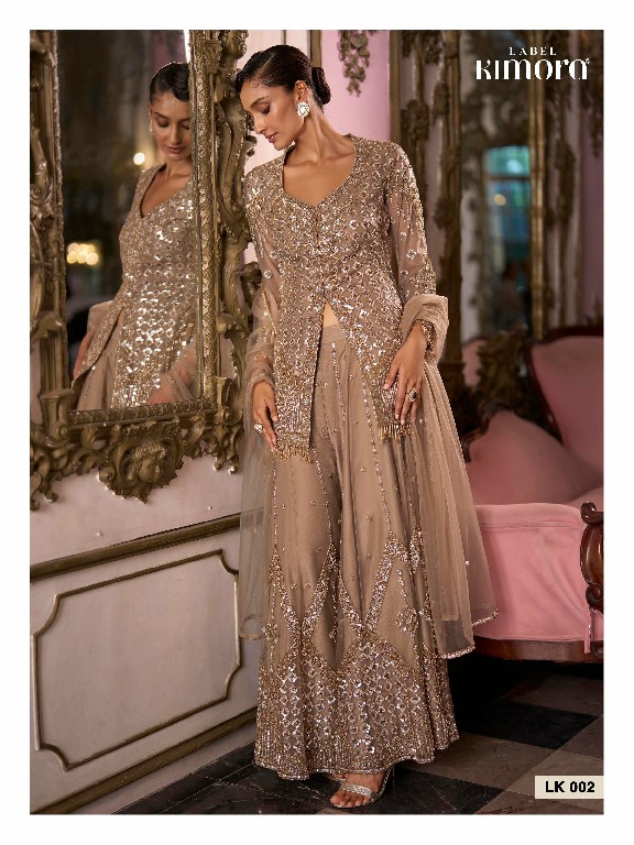 LABEL KIMORA COLLECTION VOL 1 WHOLESALE READYMADE DESIGNER PARTY WEAR 3 PCS COMBO SET SUITS EXPORTER