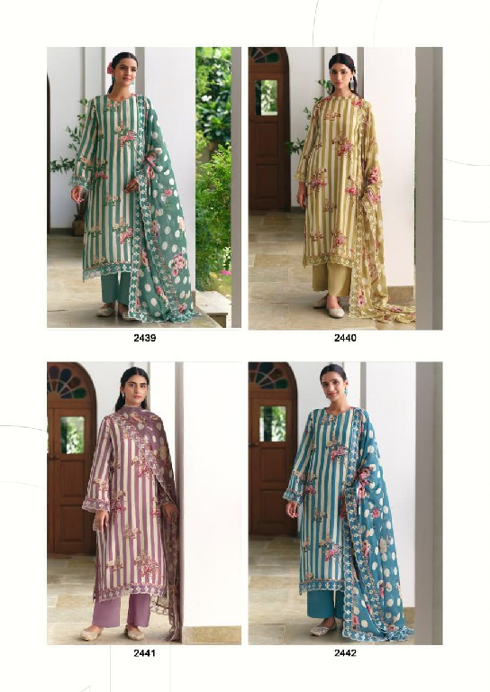 KIMORA GULBAHAAR WHOLESALE PURE MUSLIN DELICATE HAND WORK UNSTITCH SALWAR SUITS SUPPLIER
