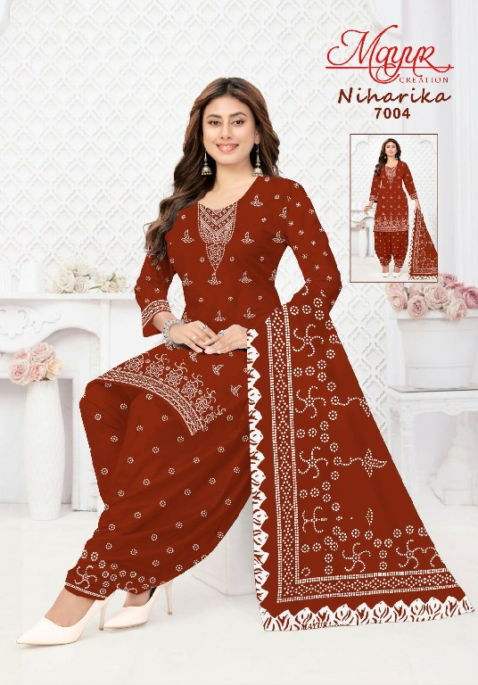 MAYUR CREATION NIHARIKA VOL 7 WHOLESALE COTTON PRINTED CASUAL WEAR DRESS MATERIAL ONLINE
