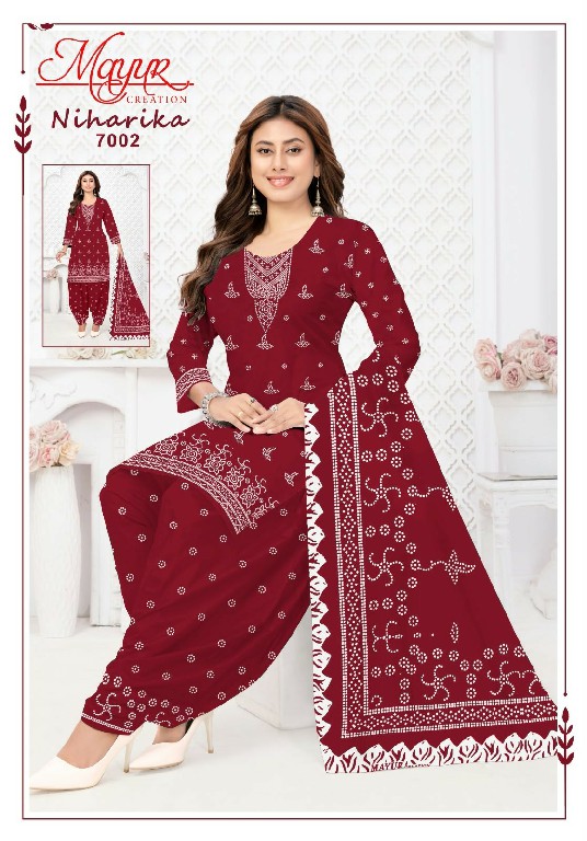 MAYUR CREATION NIHARIKA VOL 7 WHOLESALE COTTON PRINTED CASUAL WEAR DRESS MATERIAL ONLINE