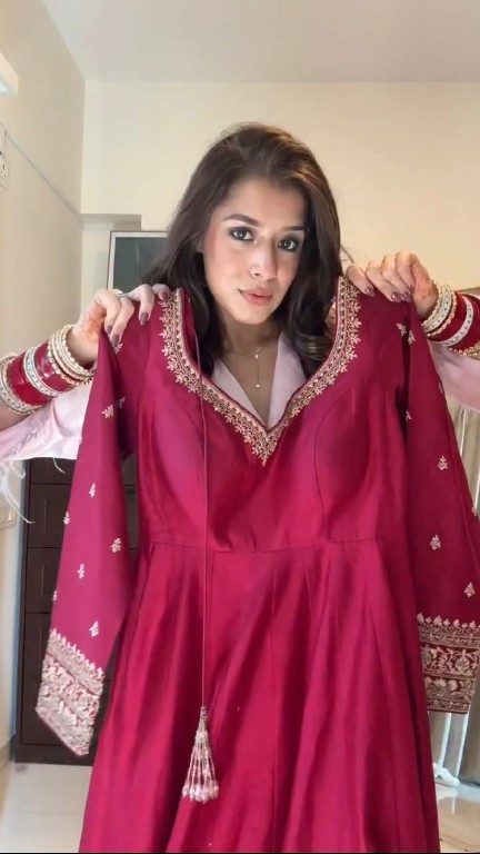 TEXTILEDEAL D.NO KD 1552 WHOLESALE READYMADE CHINON SILK PARTY WEAR GOWN PANT WITH DUPATTA ONLINE