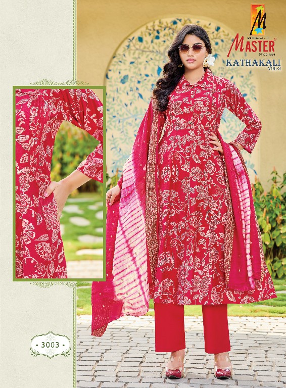 MASTER KATHAKALI VOL 3 WHOLESALE READYMADE GADHWAL PRINTED TRENDING 3 PCS SUITS EXPORTER