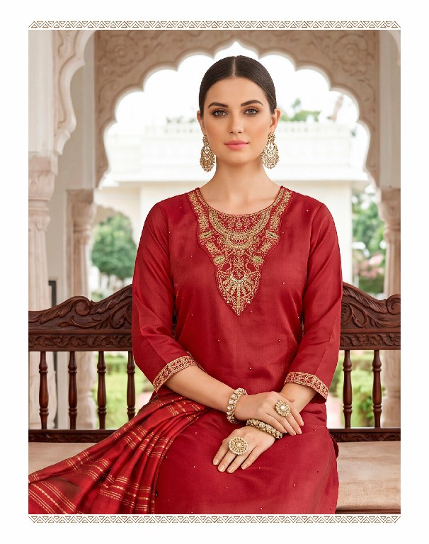 VIR NIDHI VOL 1 WHOLESALE READYMADE SIMMER WITH WORK BEST DESIGN 3 PCS SUITS SUPPLIER