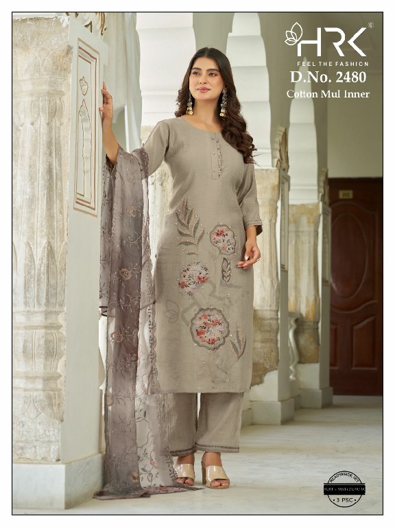 HRK D.NO 2480 WHOLESALE READYMADE PALLI SILK EXCLUSIVE 3 PCS COMBO SET SUITS FOR EXPORT