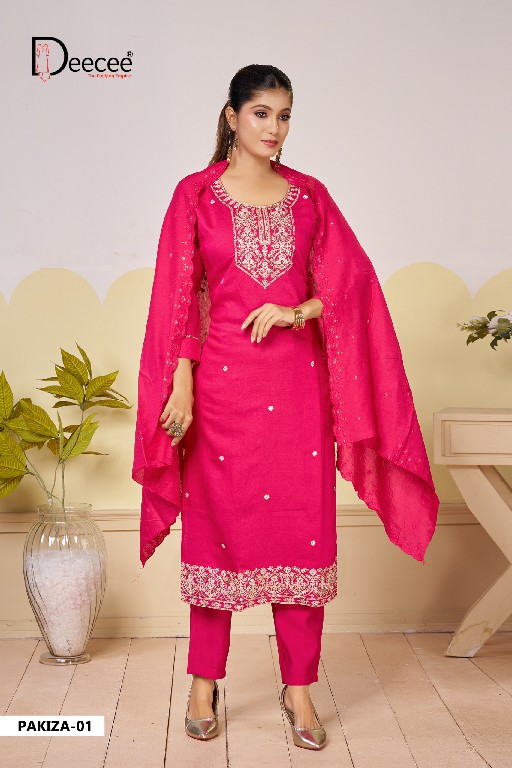 DEE CEE PAKIZA WHOLESALE READYMADE VARTICAN CLASSIC ETHNIC STYLE 3 PCS SUITS EXPORTER