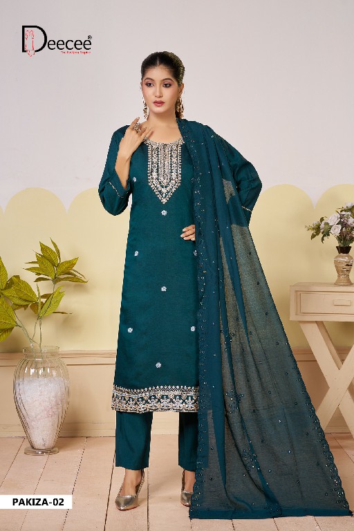 DEE CEE PAKIZA WHOLESALE READYMADE VARTICAN CLASSIC ETHNIC STYLE 3 PCS SUITS EXPORTER