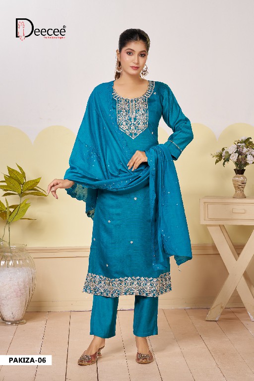 DEE CEE PAKIZA WHOLESALE READYMADE VARTICAN CLASSIC ETHNIC STYLE 3 PCS SUITS EXPORTER