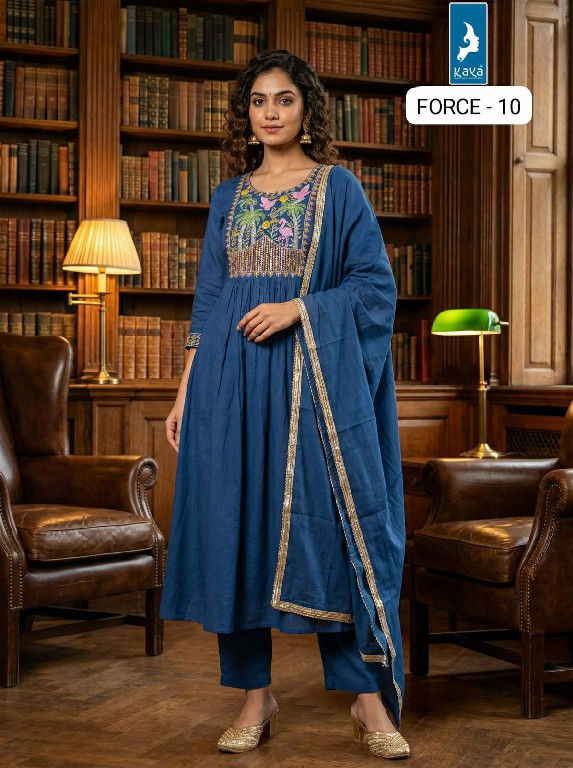 KAYA FORCE WHOLESALE READYMADE MULL CHANDERI BIG SIZE STUNNING LOOK 3 PCS COMBO SET SUITS FOR EXPORT
