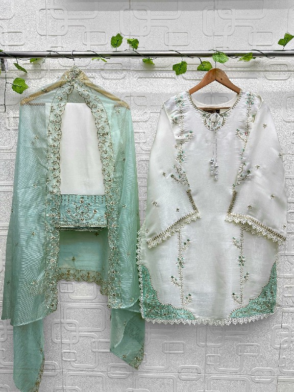 NAIMAT FASHION D.NO NFS-1211 WHOLESALE READYMADE ROMAN GLASS BEAUTIFUL DESIGNER 3 PCS COMBO SET SUITS ONLINE