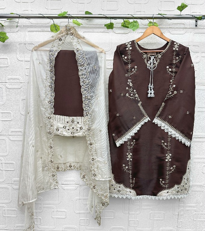 NAIMAT FASHION D.NO NFS-1211 WHOLESALE READYMADE ROMAN GLASS BEAUTIFUL DESIGNER 3 PCS COMBO SET SUITS ONLINE
