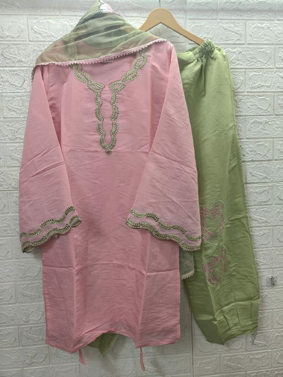 TEXTILEDEAL D.NO M-61 WHOLESALE READYMADE VISCOSE MAL BEAUTIFUL 3 PCS COMBO SET SUITS EXPORTER