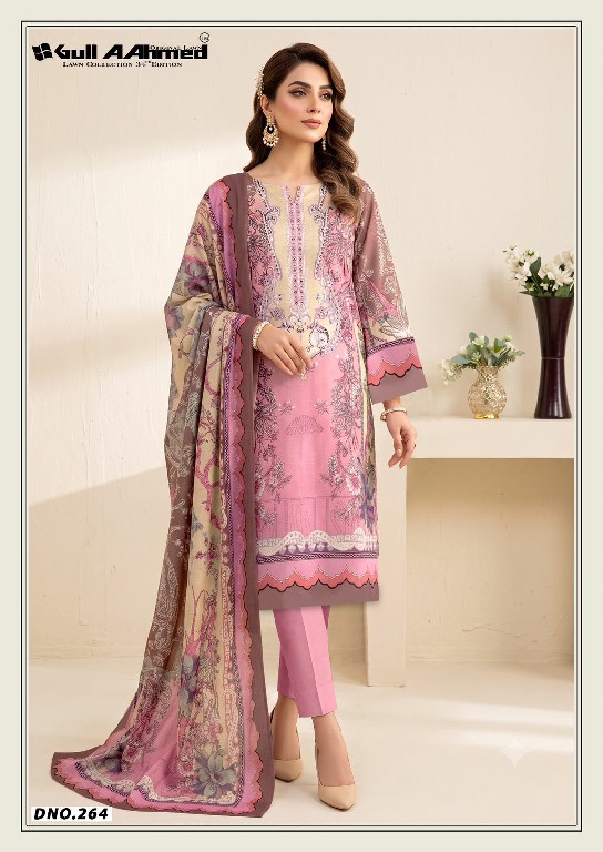GULL AAHMED LAWN COLLECTION VOL 34 WHOLESALE PURE CAMBRIC PAKISTANI FULL STITCHED 3 PCS SUITS EXPORTER