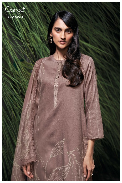 GANGA NIVYA S5153 WHOLESALE PREMIUM COTTON CLASSIC UNSTITCH SALWAR SUITS SUPPLIER