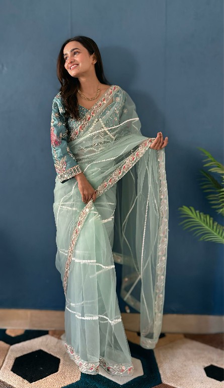 DVD D.NO 5070 WHOLESALE NET INTRICATELY EMBROIDERED DESIGNER SAREES FOR WOMEN ONLINE