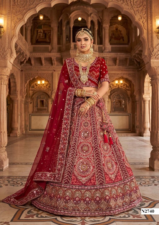 MAHOTSAV NIMAYA DESIGNER LEHENGA CHOLI WHOLESALE WEDDING WEAR LEHENGA CHOLI FOR BRIDE ONLINE