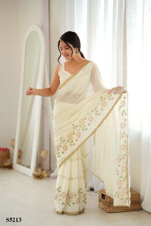 MAHOTSAV EVIE WHOLESALE STAR GEORGETTE OCCASION WEAR SAREES FOR WOMEN EXPORTER